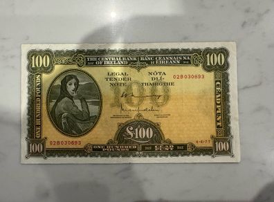 Lady Lavery 100 Pound Banknote