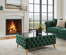 Chester Lux grey Coffee Table 83x63x35cm Free Delivery