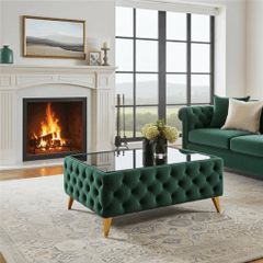 Chester Lux grey Coffee Table 83x63x35cm Free Delivery