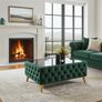 Chesterfield Coffee Table Velvet Rectangle 83x63 Image 2