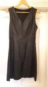 PVC Black Mini Dress Size 12