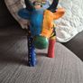 Vintage original hand painted heavy ceramic bull money box Image 4