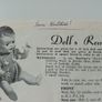 Knitting Pattern - Rompers for Dolls & Baby - Marriner 292 Image 2