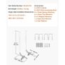 Boat Trailer Guide, 1219.2mm Adjustable Design Trailer Guide Poles, 2PCS High-Hardness Steel Trailer Guide-Ons, Image 3