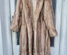 Adolfo Dominguez ladies long real fur coat (post included)