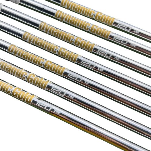 Mizuno JPX 921 Hot Metal Irons / 4-Pw / Dynamic Gold 120 X100 X-Stiff / Left Hand