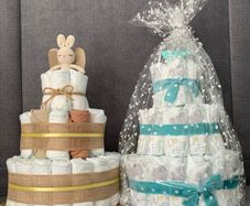 Handmade premium pampers nappy cake
