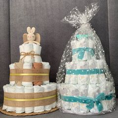 Handmade premium pampers nappy cake