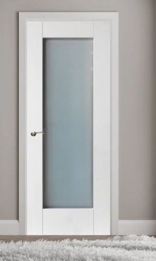 Shaker Doors with opaque glass panel