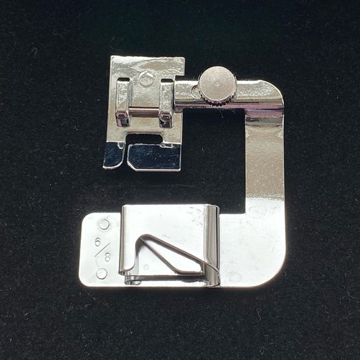 Sewing machine rolled 6/8 hem presser foot