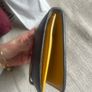 Navy and yellow celine wallet Image 10