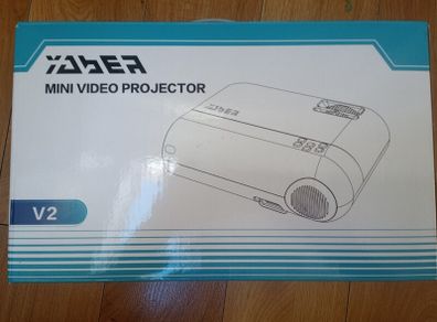 Yaber mini projector V2 with portable screen