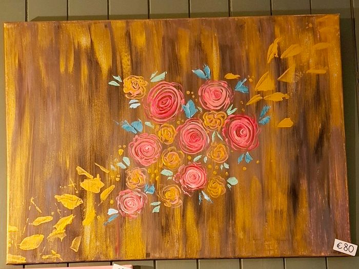 Original hand painted picture on canvas.