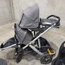 Uppababy Vista twin buggy and three Joie car seats Image 7