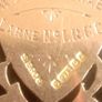 Antique 9ct rose gold school rugby shield pendant Image 6
