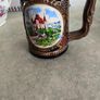 3 ITMEMS OF POTTERY-  1- Angel White Resin Holy Water Font - 6 Inchs 22.00 EURO. 2- Vintage Cotfer 5 inchs Swiss Alps Lucerne Beer Stein 35.00 euro. 3- Vintage Wedgwood-Harmony Rose- Sauce Boat 18.00 euro. Image 7