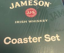 Rare Jameson Metal Coaster Set
