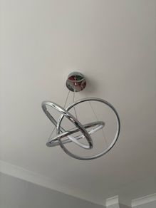 Chrome ceiling light