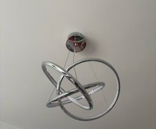 Chrome ceiling light