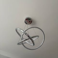 Chrome ceiling light