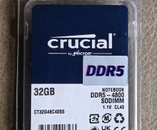 Crucial 32GB DDR5 4800 MHz laptop Ram