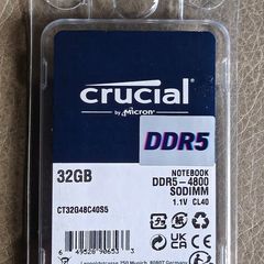 Crucial 32GB DDR5 4800 MHz laptop Ram