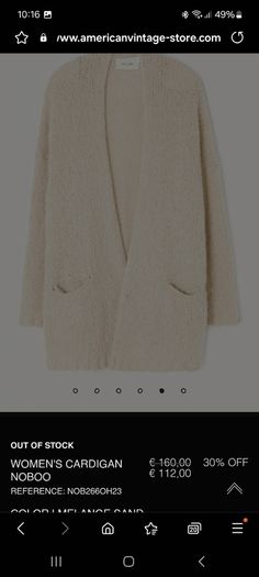 Ladies American Vintage Cardigan