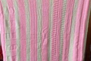Handmade knitted blanket