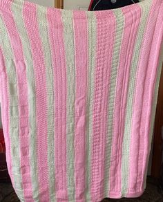 Handmade knitted blanket