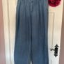 wide leg trouser jeans with pleated front size 12 Image 5