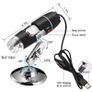 40 to 1000x Magnification Endoscope, 8 LED USB 2.0 Digital Microscope, Mini Camera with OTG Adapter and Metal Stand, Compatible with Mac Window 7 8 10 11 Android Linux (FREE POSTAGE) Image 6