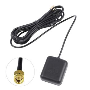 Universal GPS Navigation Antenna SMA Aerial Connector Extension Cable for Car DVD GPS Navigation in-Dash Head Unit Stereo DVR-Straight Plug
