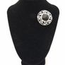 Jet Sterling Silver Brooch Image 8