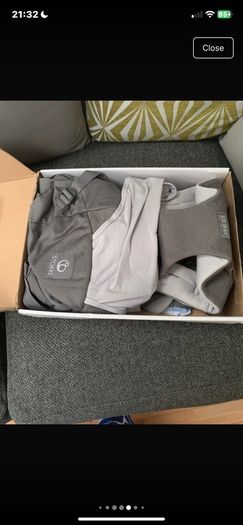 Stokke front and back baby carrier