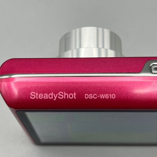 Sony DSC-W610 14.1MP Digital Camera Pink - Boxed - Full Kit