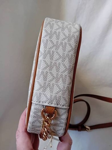 Michael Kors Jet Set Large Logo Crossbody Bag - Vanilla - BNWT RRP 295