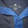 Official Manchester United Adidas Aon Polo Shirt Navy Red Image 5