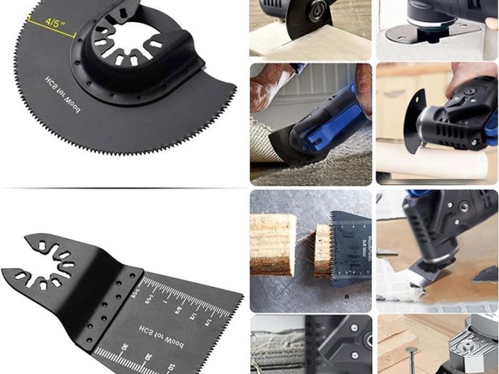 31 PCS Oscillating Saw Blades, Premium Multitool Blades Kit for Wood Metal Plastics, Oscillating Tool Blades, Quick Release Tool Saw Blades (FREE POSTAGE)