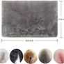MULTIPLE SIZES/COLOURS AVAILABLE Rectangular Sofa Floor Rugs Faux Fur Fluffy Area Rug Floor Carpet for Living Room Bedroom Decor Image 5