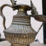 Antique Nepali Brass Oil Lamp - Sukunda H-9" Image 6