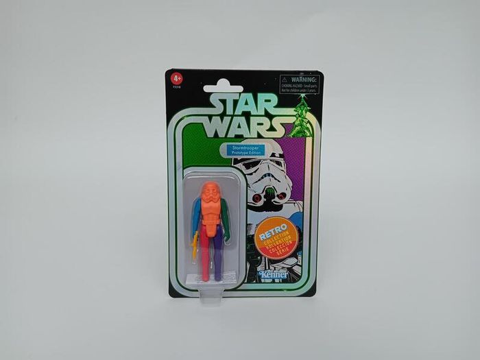 Star Wars Retro Collection Stormtrooper Prototype Edition 3.75 (Orange Torso) Hasbro
