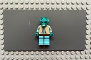 RARE! lego Star Wars sw0110 Greedo minifigure- Tan Vest, Sky Blue Legs