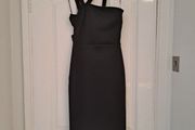 Black cutout bodycon dress