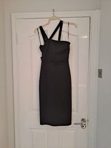 Black cutout bodycon dress