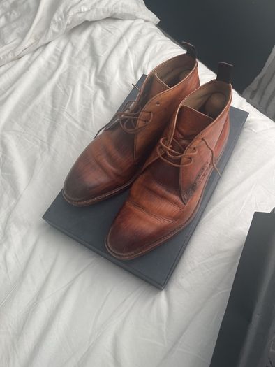 barker size 8 brown boot