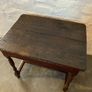 Antique, c1680 oak peg jointed Charles 11 side table. Image 2