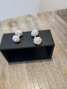 Fabric Knot Cufflinks