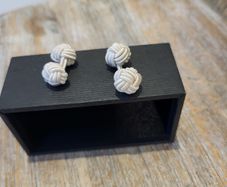 Fabric Knot Cufflinks