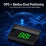 Car HUD head-up display, Km  W2 windshield speedometer projector with speed display and overspeed alert, automatic light sensor, mile/kilometer speed display, USB plug and play, suitable for all car models, Image 7