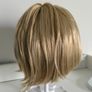 Blonde wig short bangs halloween costume Image 3
